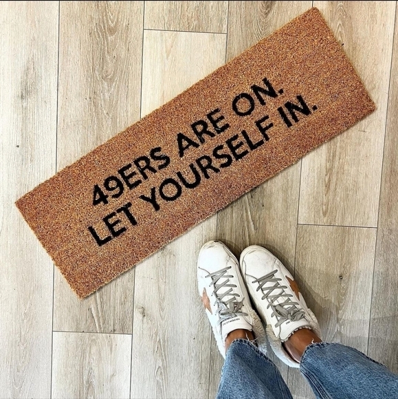 San Francisco 49ers Are On Door Mat - Picture 1 of 3
